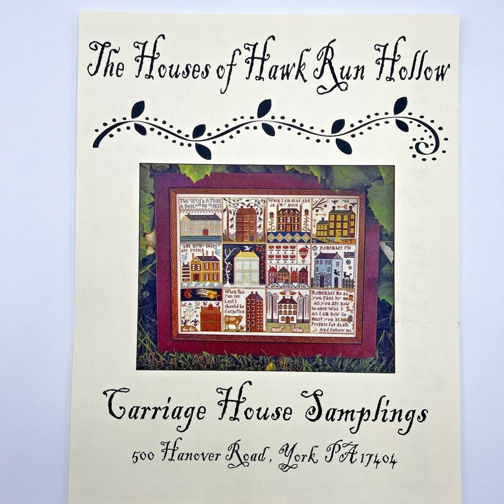 The Houses of Hawk‎ Run Hollow Carriage House Samplings Cross Stitch Chart